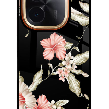 Flowers IQOO Z9S Pro 5G Glass Case Back Cover by Casekaro