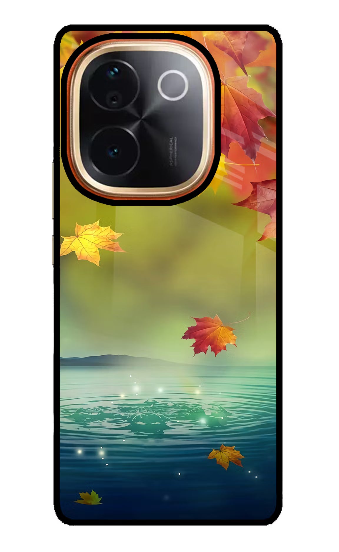 Flowers IQOO Z9S Pro 5G Glass Case Back Cover by Casekaro