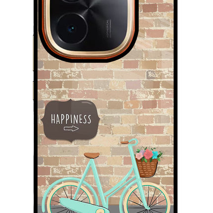 Happiness Artwork IQOO Z9S Pro 5G Glass Case Back Cover by Casekaro
