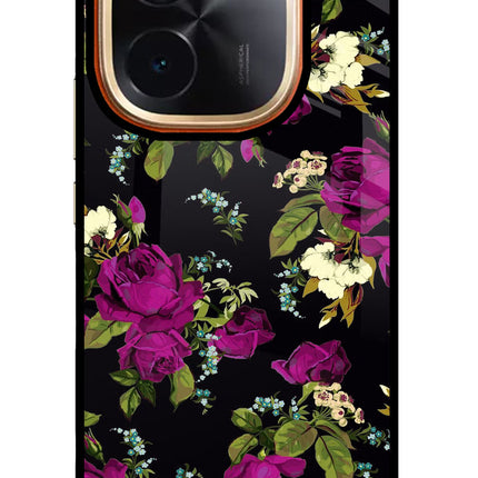 Flowers IQOO Z9S Pro 5G Glass Case Back Cover by Casekaro
