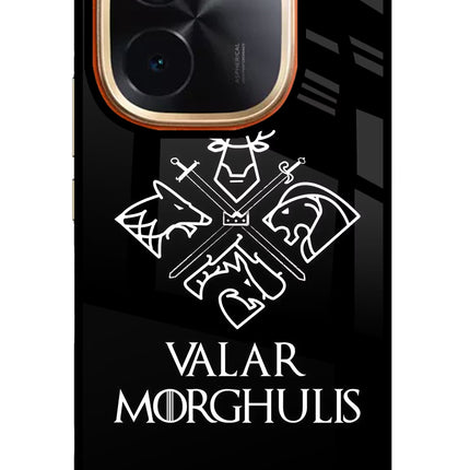 Valar Morghulis | Game Of Thrones IQOO Z9S Pro 5G Glass Case Back Cover by Casekaro