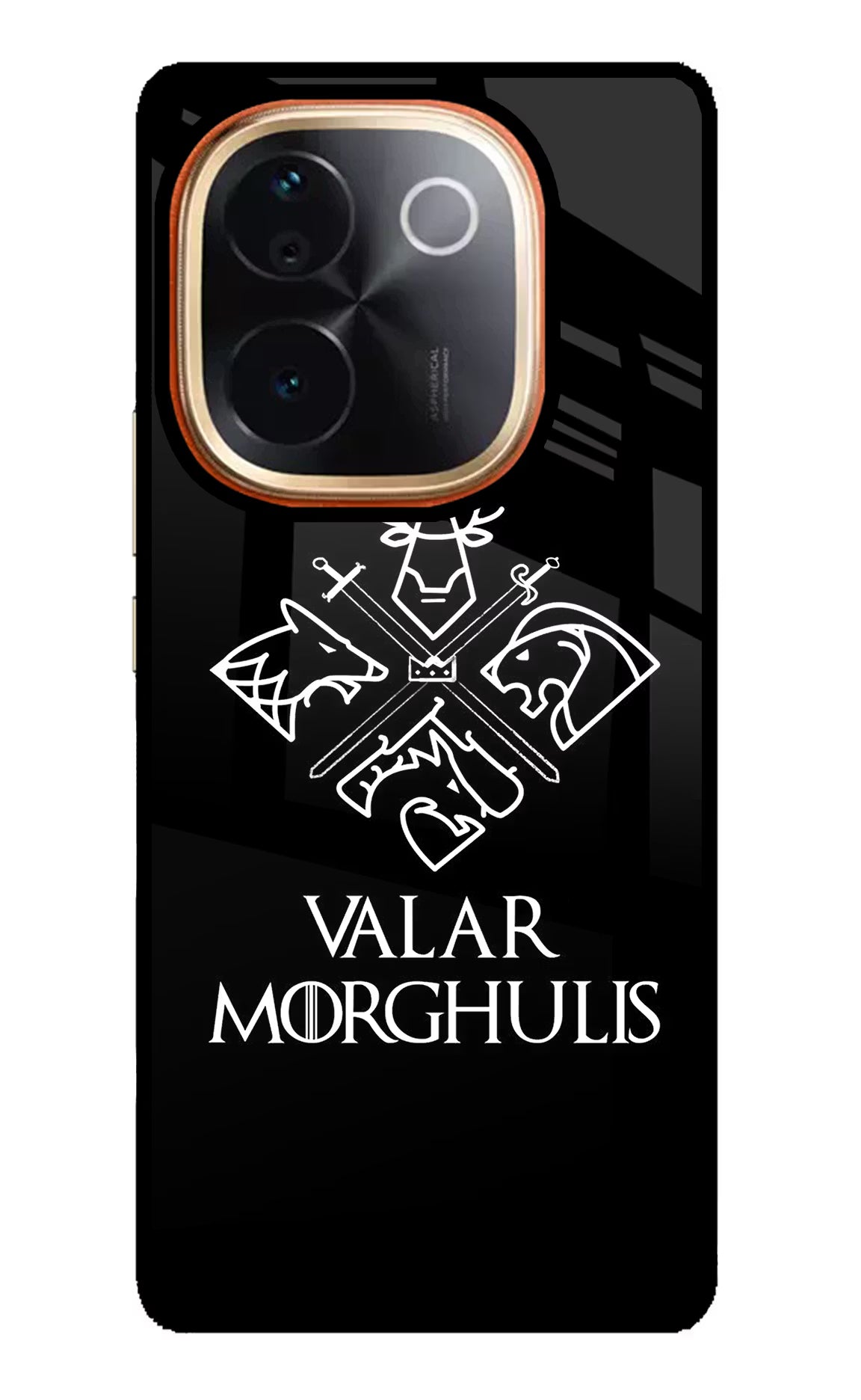 Valar Morghulis | Game Of Thrones IQOO Z9S Pro 5G Glass Case Back Cover by Casekaro