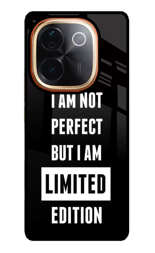 I Am Not Perfect But I Am Limited Edition IQOO Z9S Pro 5G Glass Case