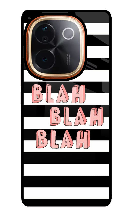 Blah Blah Blah IQOO Z9S Pro 5G Glass Case