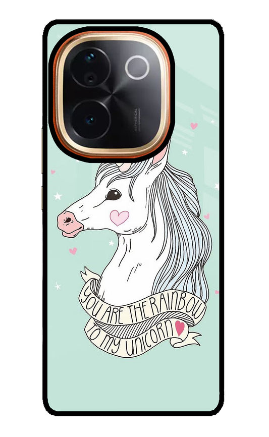 Unicorn Wallpaper IQOO Z9S Pro 5G Glass Case