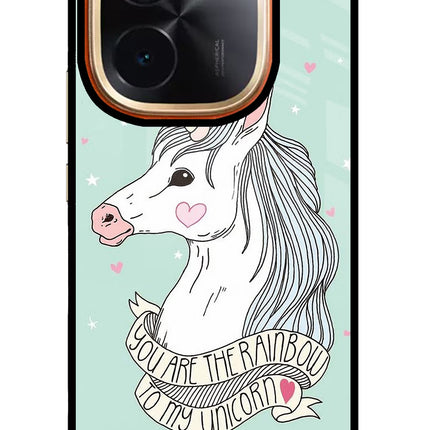 Unicorn Wallpaper IQOO Z9S Pro 5G Glass Case Back Cover by Casekaro