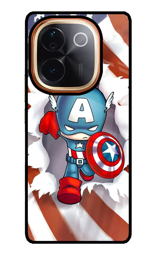 Captain America IQOO Z9S Pro 5G Glass Case