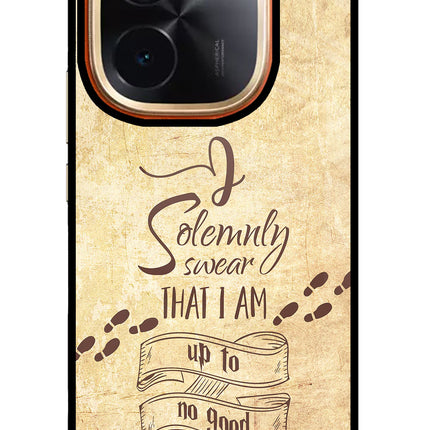 I Solemnly swear that i up to no good IQOO Z9S Pro 5G Glass Case