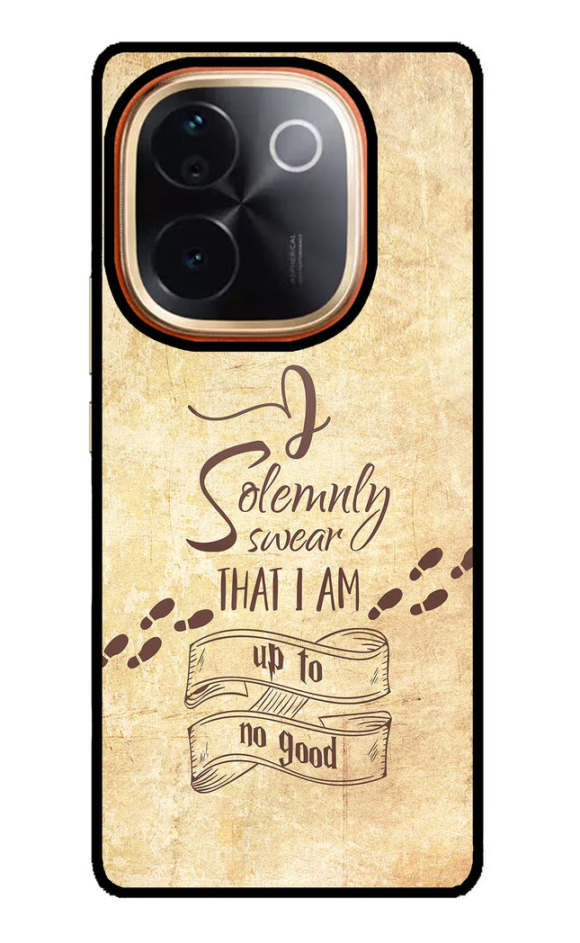 I Solemnly swear that i up to no good IQOO Z9S Pro 5G Glass Case