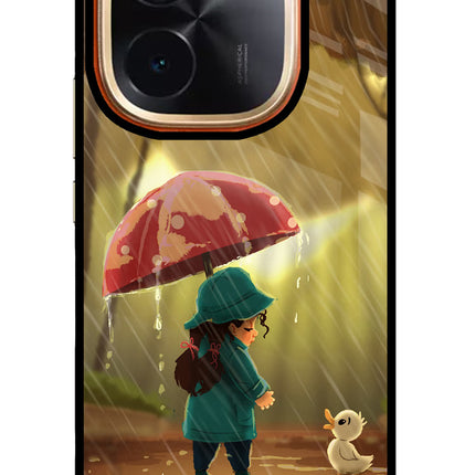 Rainy Day IQOO Z9S Pro 5G Glass Case Back Cover by Casekaro