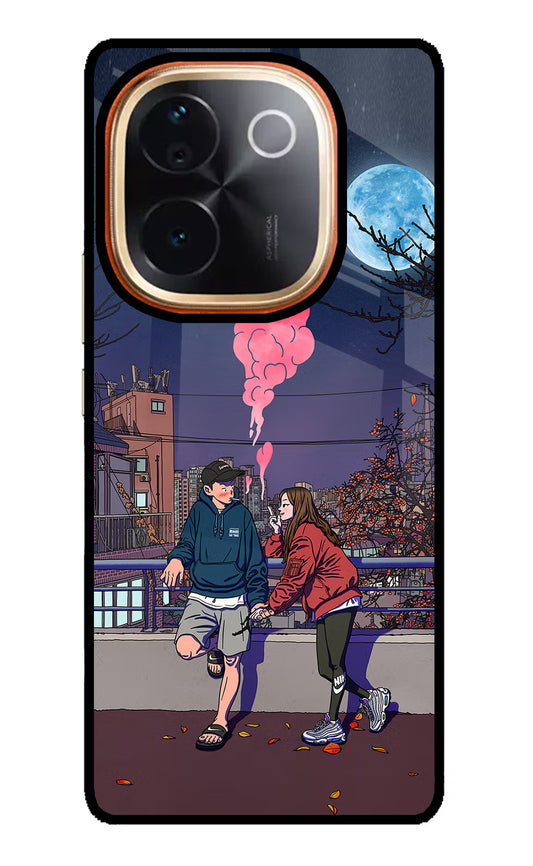 Chilling Couple IQOO Z9S Pro 5G Glass Case