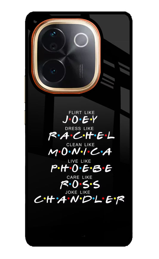 FRIENDS Character IQOO Z9S Pro 5G Glass Case