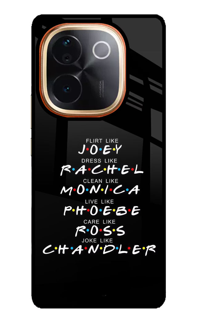 FRIENDS Character IQOO Z9S Pro 5G Glass Case