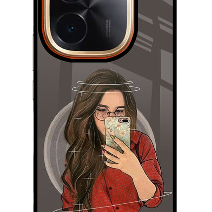 Selfie Queen IQOO Z9S Pro 5G Glass Case Back Cover by Casekaro