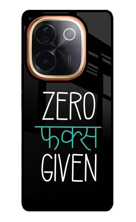 Zero Fucks Given IQOO Z9S Pro 5G Glass Case
