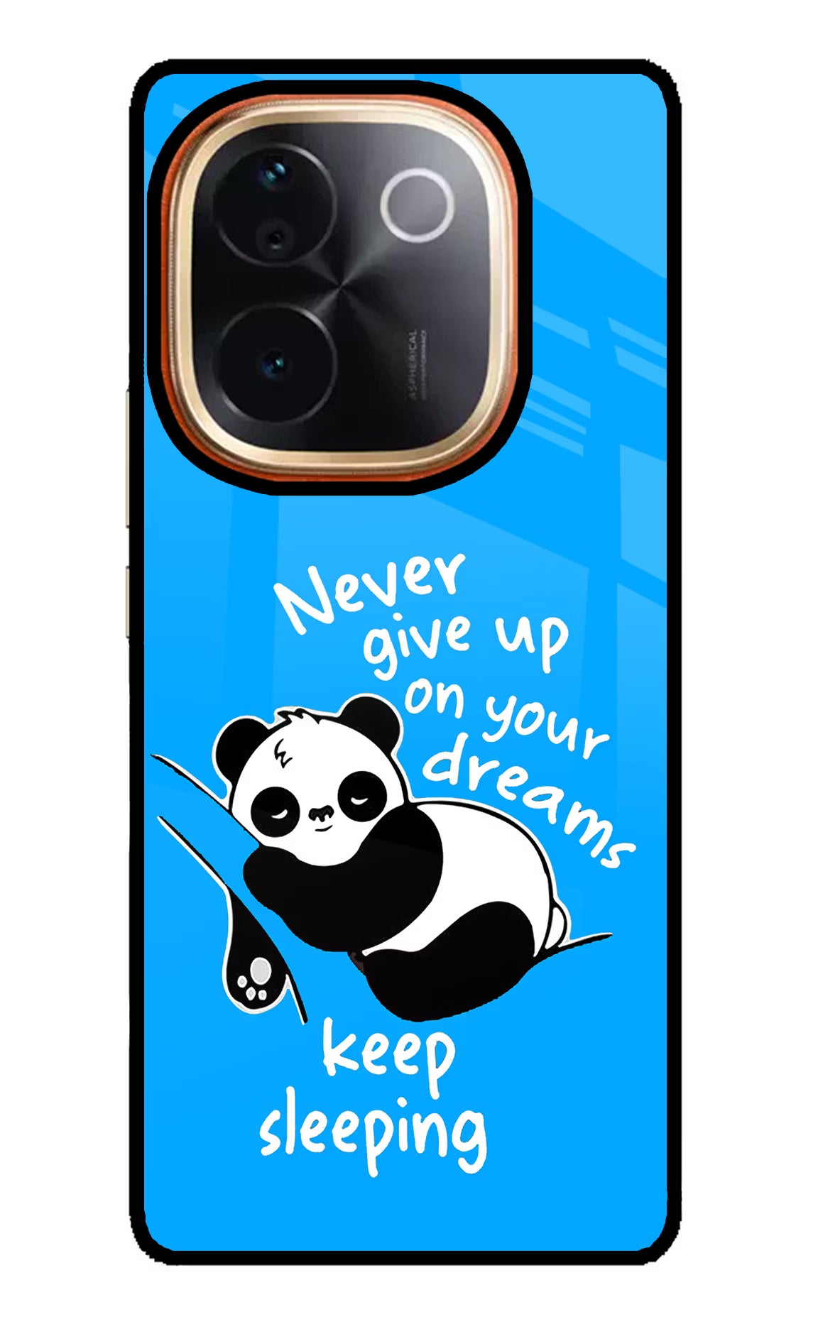 Keep Sleeping IQOO Z9S Pro 5G Glass Case Back Cover by Casekaro