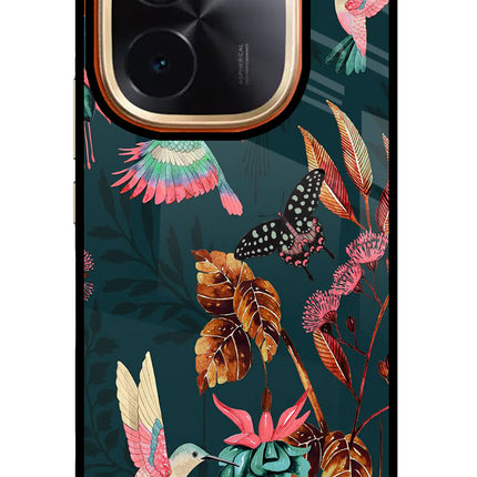 Birds IQOO Z9S Pro 5G Glass Case Back Cover by Casekaro