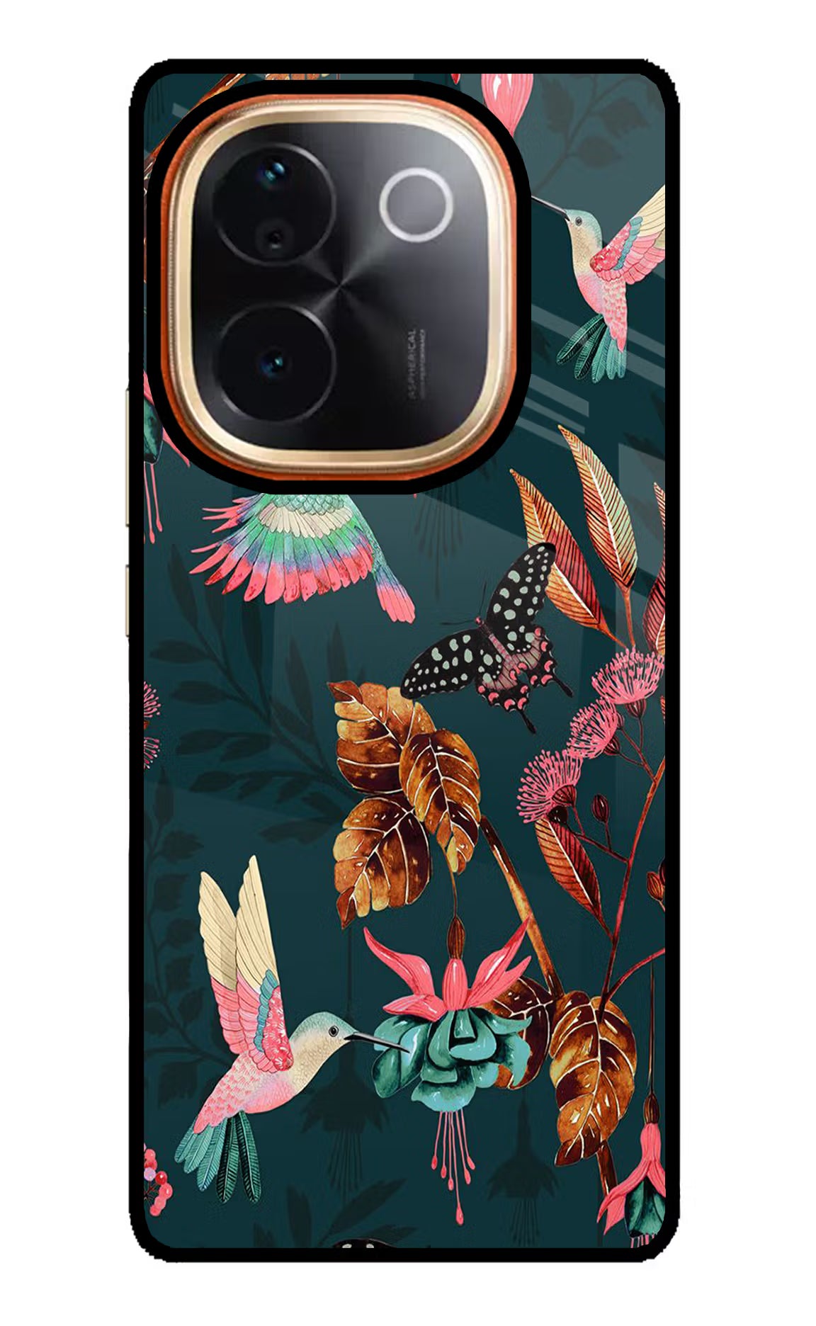 Birds IQOO Z9S Pro 5G Glass Case Back Cover by Casekaro
