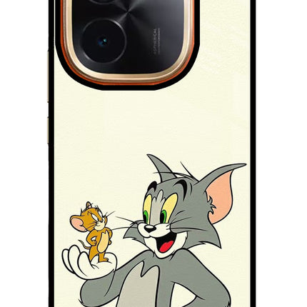 Tom & Jerry IQOO Z9S Pro 5G Glass Case Back Cover by Casekaro