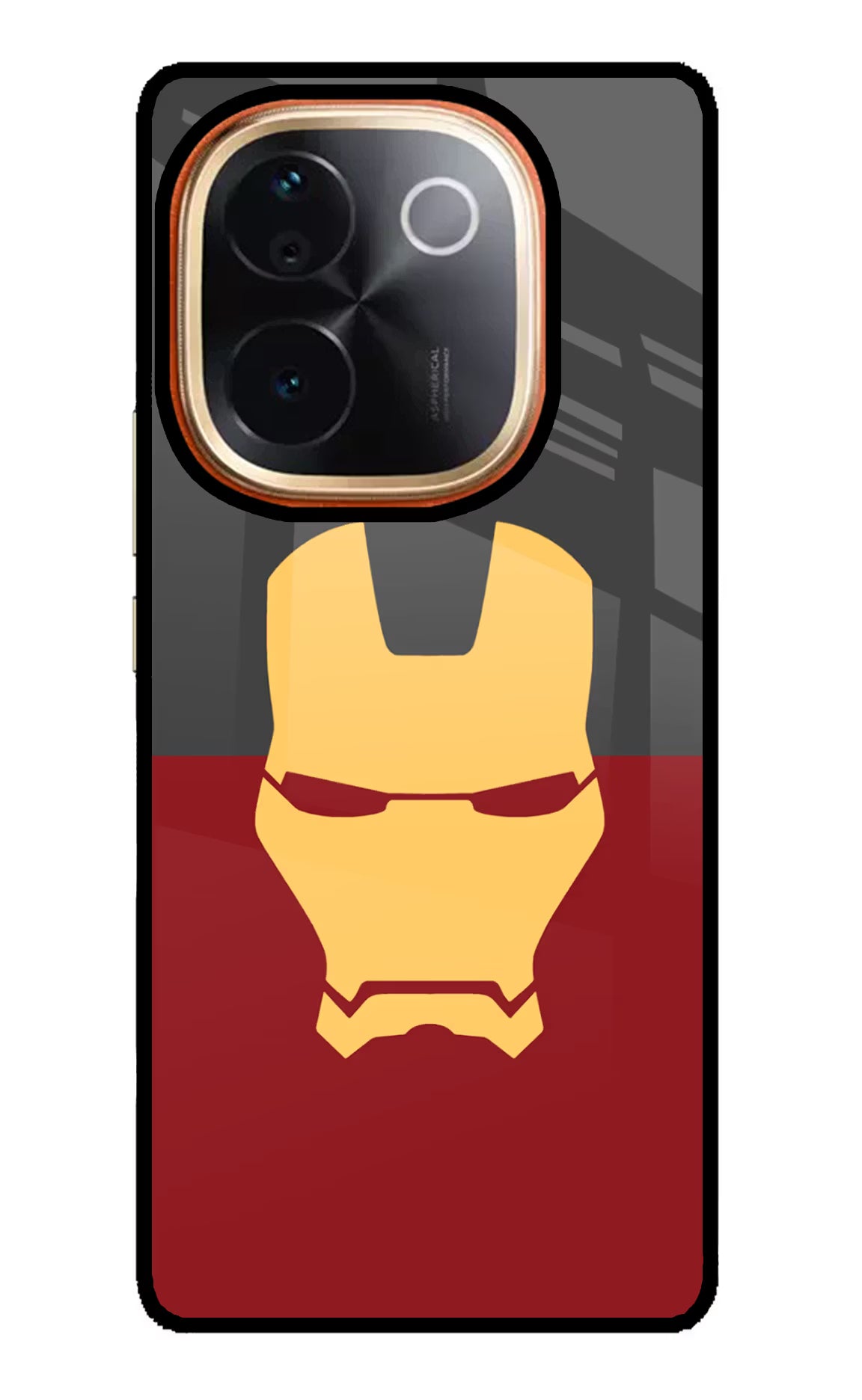 Ironman IQOO Z9S Pro 5G Glass Case Back Cover by Casekaro