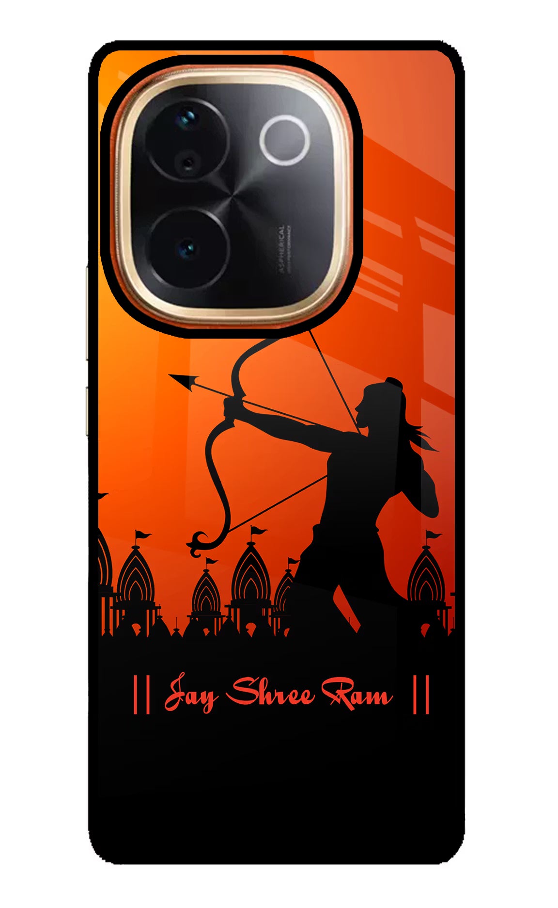 Lord Ram - 4 IQOO Z9S Pro 5G Glass Case Back Cover by Casekaro