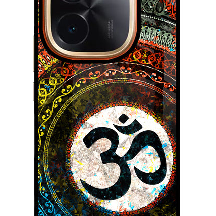 Om Cultural IQOO Z9S Pro 5G Glass Case Back Cover by Casekaro
