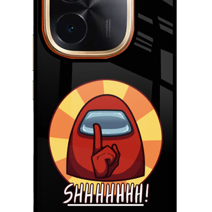 Among Us Shhh! IQOO Z9S Pro 5G Glass Case Back Cover by Casekaro
