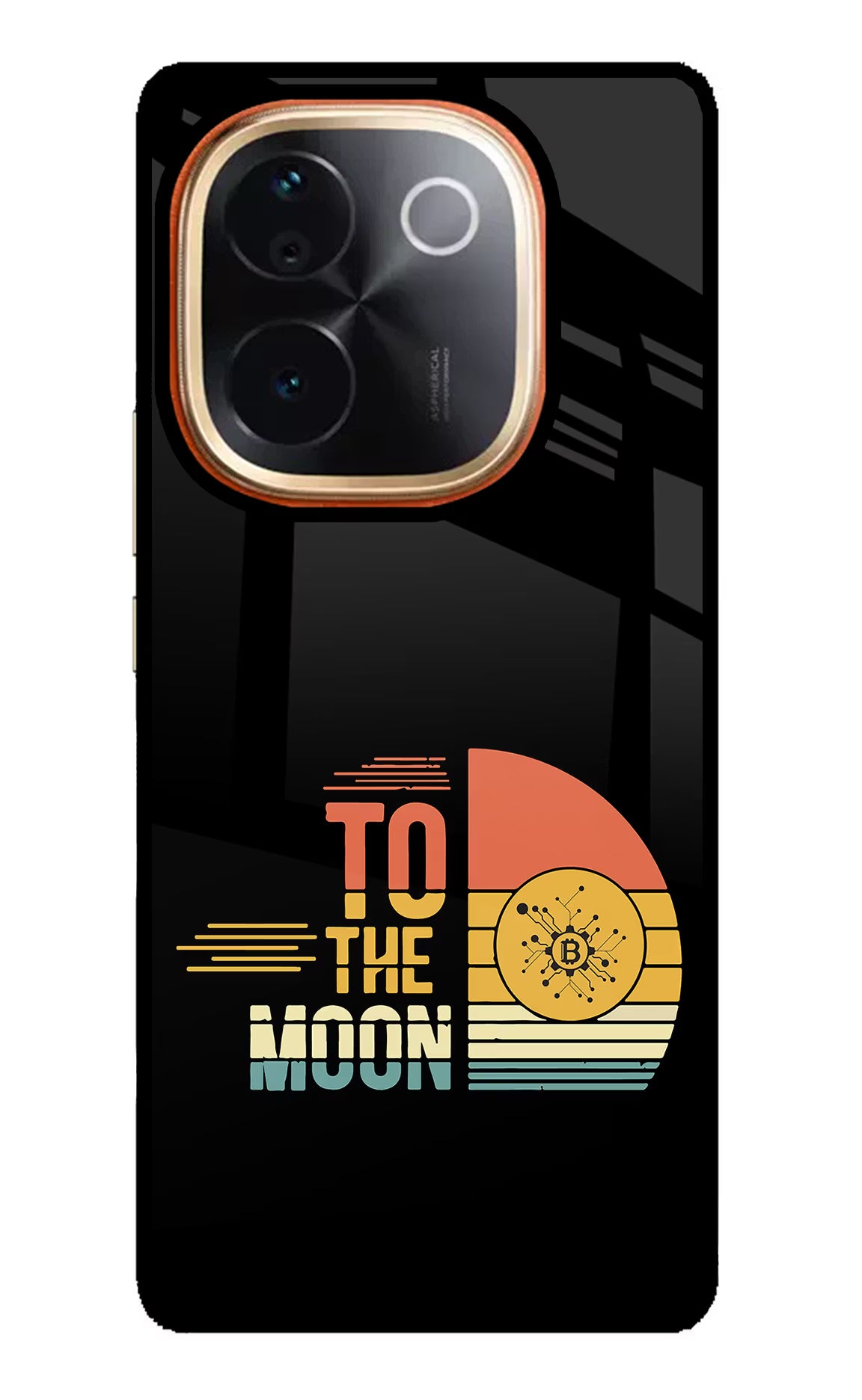 To the Moon IQOO Z9S Pro 5G Glass Case Back Cover by Casekaro