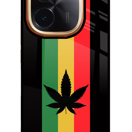 Weed Flag IQOO Z9S Pro 5G Glass Case Back Cover by Casekaro