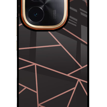 Geometric Pattern IQOO Z9S Pro 5G Glass Case Back Cover by Casekaro