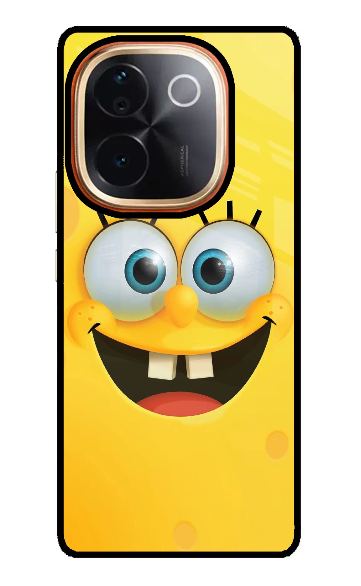 Sponge 1 IQOO Z9S Pro 5G Glass Case Back Cover by Casekaro