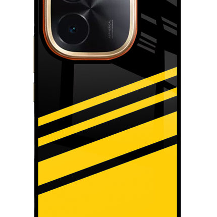 Yellow Shades IQOO Z9S Pro 5G Glass Case Back Cover by Casekaro