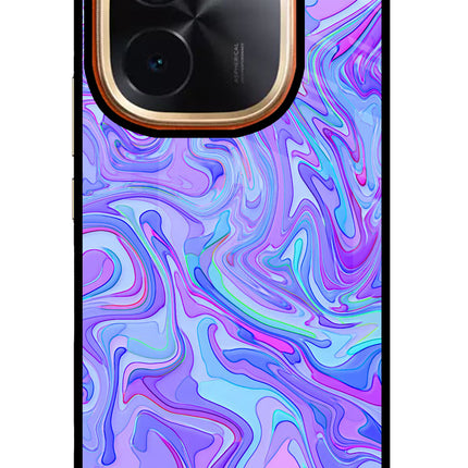 Glitter IQOO Z9S Pro 5G Glass Case Back Cover by Casekaro