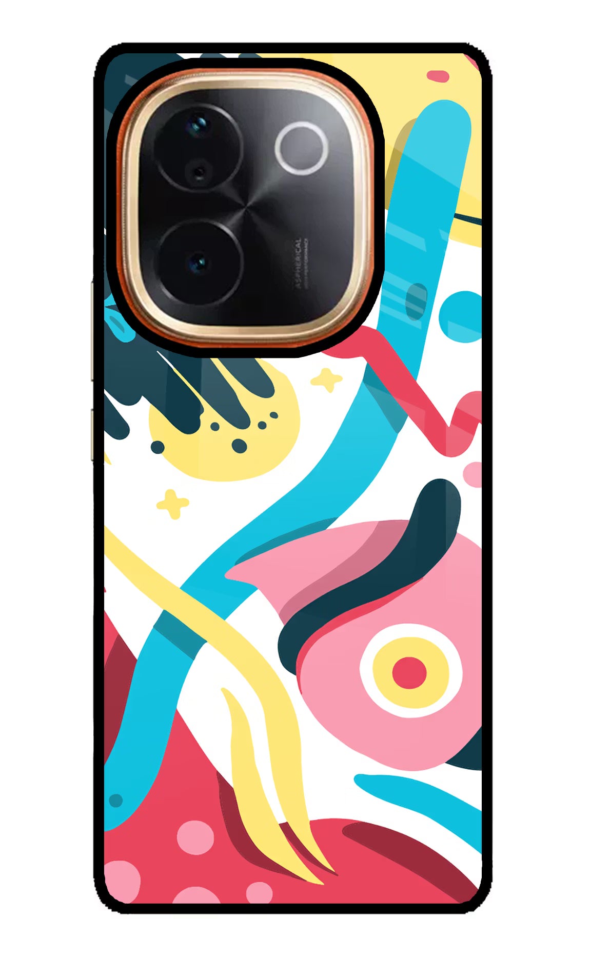 Trippy IQOO Z9S Pro 5G Glass Case Back Cover by Casekaro