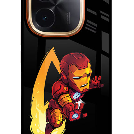 IronMan IQOO Z9S Pro 5G Glass Case Back Cover by Casekaro