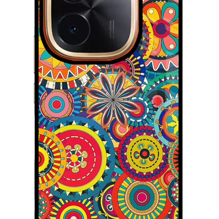 Gol Gol Art IQOO Z9S Pro 5G Glass Case Back Cover by Casekaro
