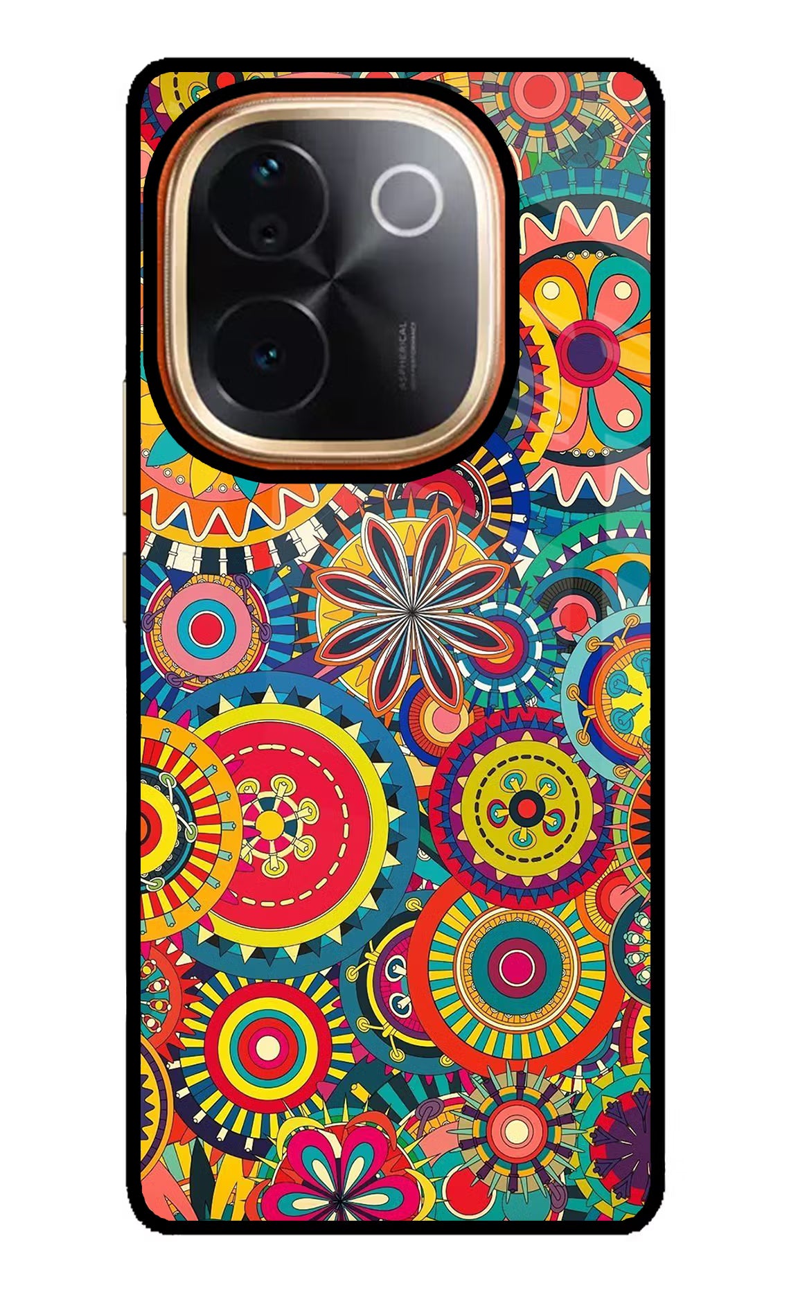 Gol Gol Art IQOO Z9S Pro 5G Glass Case Back Cover by Casekaro