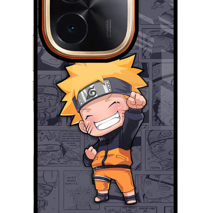 Chota Naruto IQOO Z9S Pro 5G Glass Case Back Cover by Casekaro