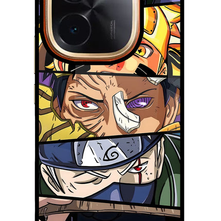 Naruto Character IQOO Z9S Pro 5G Glass Case Back Cover by Casekaro