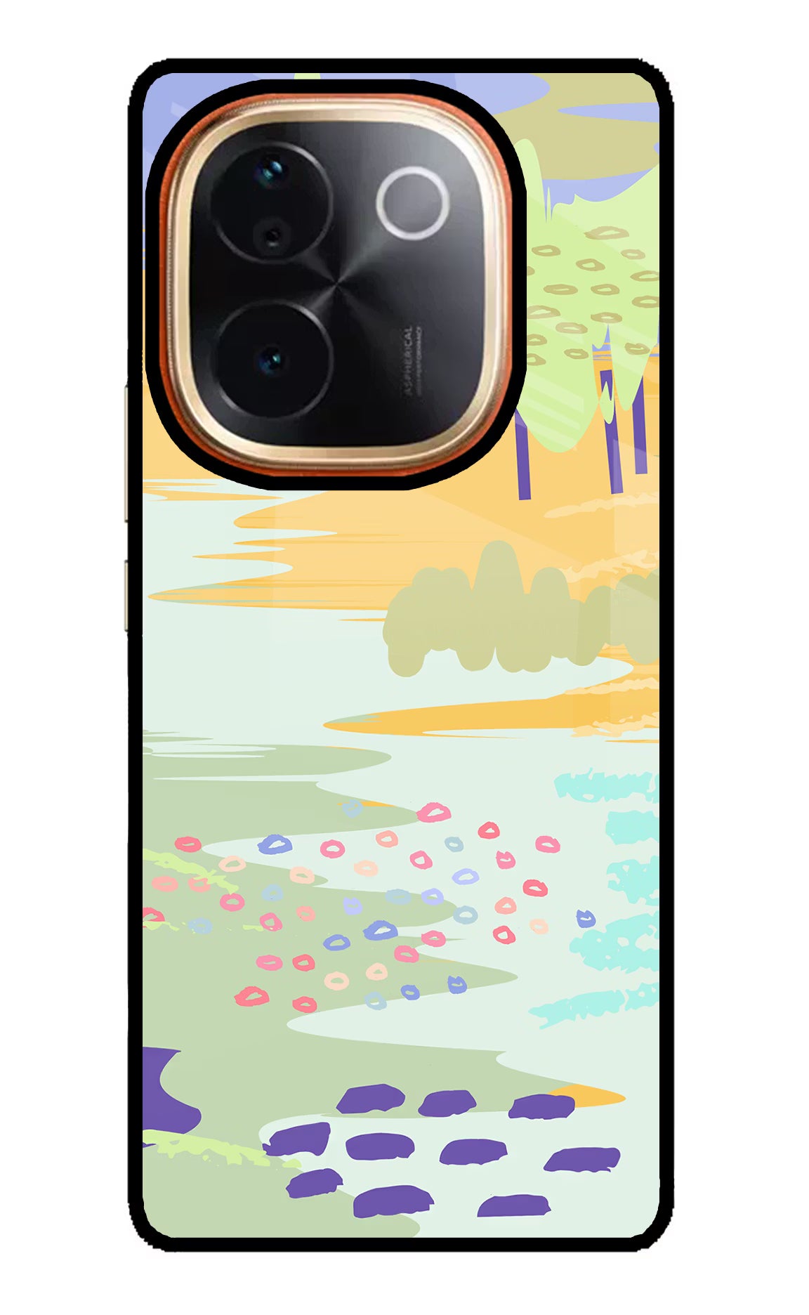 Scenery IQOO Z9S Pro 5G Glass Case Back Cover by Casekaro