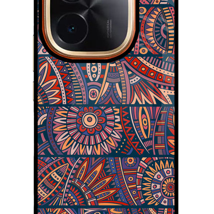 African Culture Design IQOO Z9S Pro 5G Glass Case Back Cover by Casekaro
