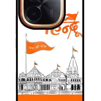 Jai Shree Ram Hindu IQOO Z9S Pro 5G Glass Case Back Cover by Casekaro