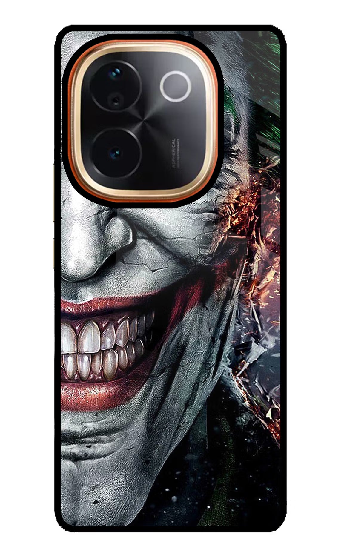 Joker Cam IQOO Z9S Pro 5G Glass Case Back Cover by Casekaro