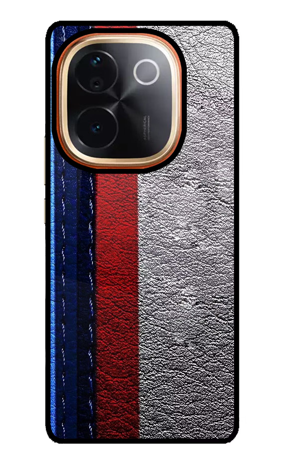 BMW Stripes IQOO Z9S Pro 5G Glass Case Back Cover by Casekaro