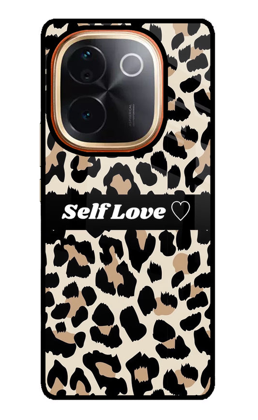 Leopard Print Self Love IQOO Z9S Pro 5G Glass Case
