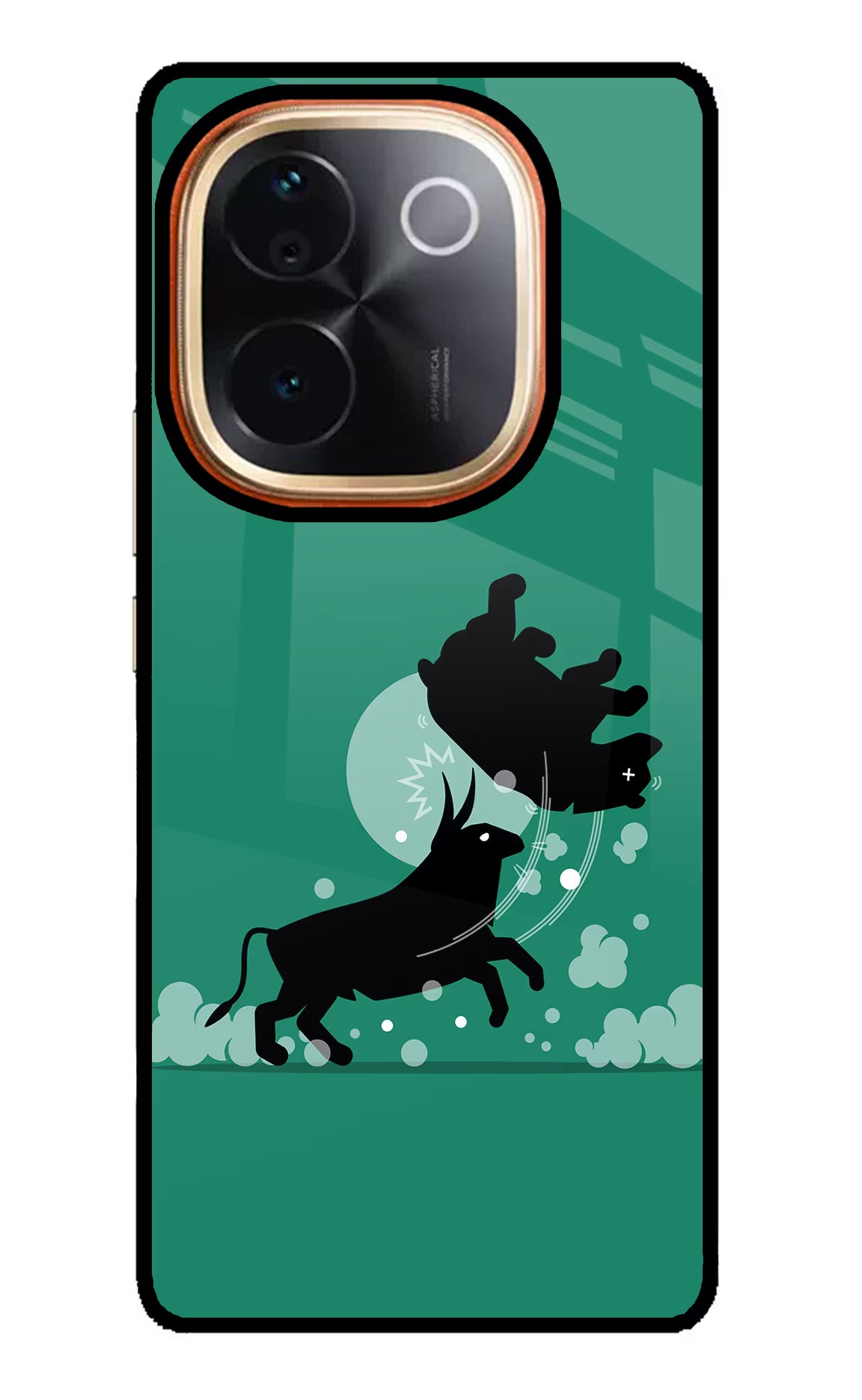 Bull Conqueror IQOO Z9S Pro 5G Glass Case