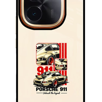 Classic Porsche 911 IQOO Z9S Pro 5G Glass Case Back Cover by Casekaro