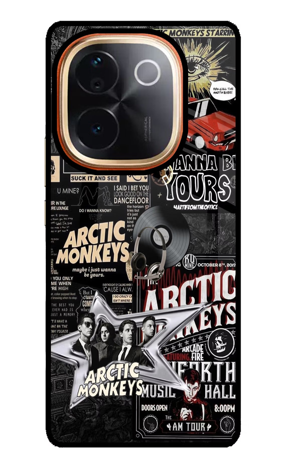 Arctic Monkeys IQOO Z9S Pro 5G Glass Case Back Cover by Casekaro