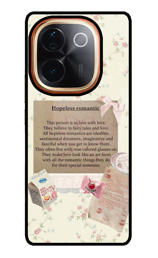 Hopeless Romantic IQOO Z9S Pro 5G Glass Case