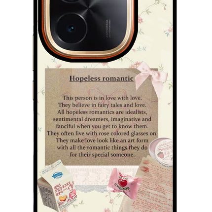Hopeless Romantic IQOO Z9S Pro 5G Glass Case Back Cover by Casekaro